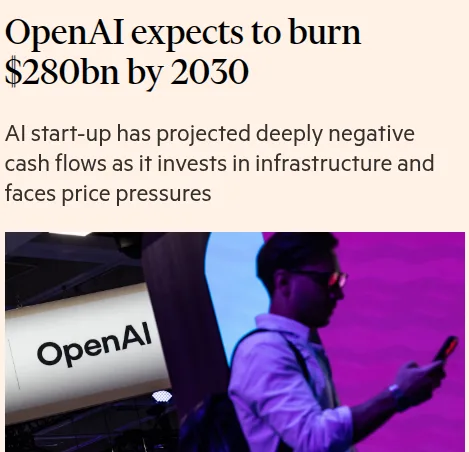 OpenAI 未来五年赚的钱,可能都不够买算力